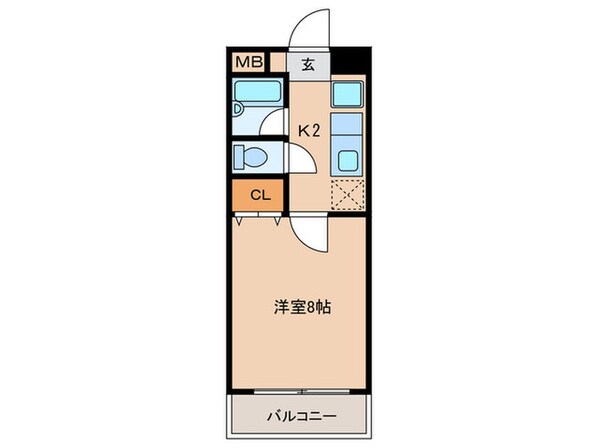 第６マルヤビル箱崎の物件間取画像